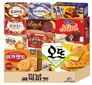회사 사무실 과자 세트 10종 탕비실 간식 오예스미니+초코하임+화이트하임+쿠크다스+촉촉한초코칩+빈츠+엄마손파이+마가렛트+오뜨치즈+후렌치파이